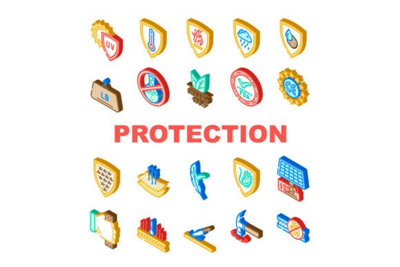 Download Protection Durability Product Icons Set - Durability Collection