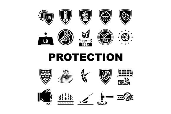 Download Protection Durability Product Icons Set - Durability Collection
