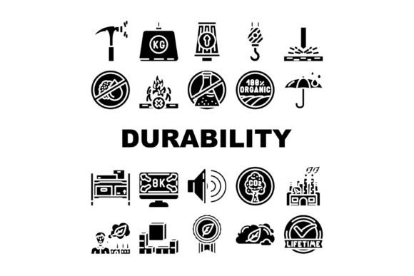 Download Strength Durability Product Icons Set Ve - Durability Collection