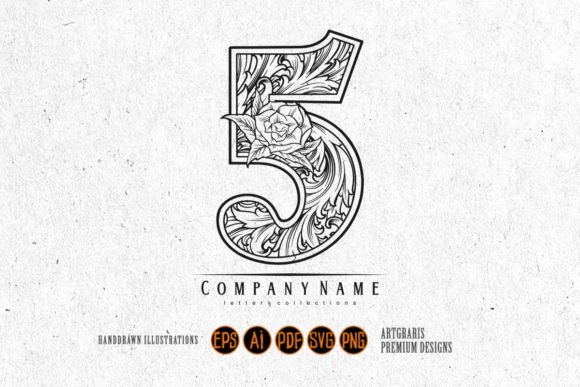 Download Glamour Vintage Inspired Number 5 - Vintage inspired Collection